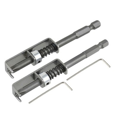 Lightweight Aluminum Screwdriver with Spring Mechanism for Multiple Materials