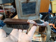 Vintage Duck Handle Clothes or Upholstery Brush Brown