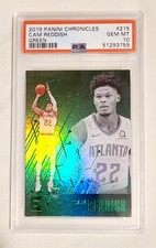 2019-20 Chronicles Essentials CAM REDDISH Green (RC) PSA 10 HAWKS KNICKS LAKERS