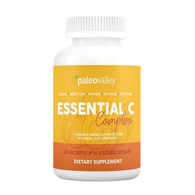 Paleovalley Essential C Complex - Vitamin C Supplement 56 Count (Pack of 1) 