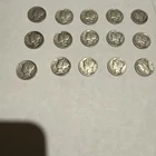 Mercury Dimes -  Lot 15- 1940s