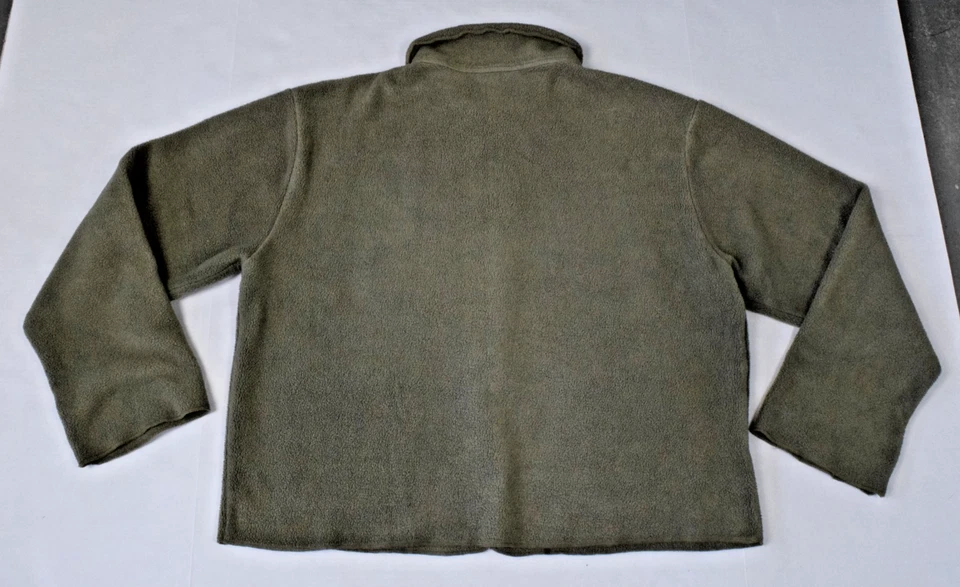 Chaqueta polar vintage Eddie Bauer talla L años 90 verde salvia hecha en EE. UU. Foto 2 de 4