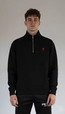 AMI Paris Half Zip Sweatshirt – Brand New – Sizes S M L XL XXL