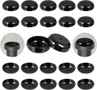 Wrought Iron Patio Furniture Leg Caps - 1.5" Round Floor Protectors (24 Pack)