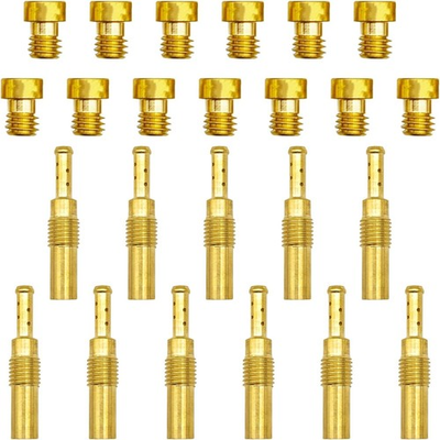 #ad 24Pcs Carburetor Main Pilot Jet Kit for Nibbi PWK Keihin Honda CVK Yamaha OKO GY $16.99