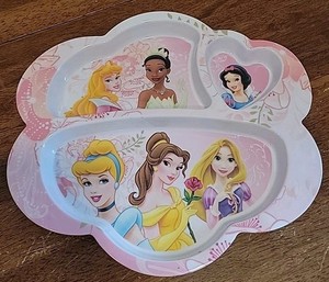 Disney Princess Divided Plate Zac Designs Cinderella Belle Rapunzel