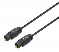 Manhattan Toslink Digital Optical Audiocable 5M Male/Male Toslink S/Pdif Gold Pl