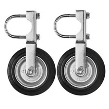 2 Pack Gate Wheel Supporting Swing Gate with 1-5/8" Thru 2-1/8" Gate Frames, ...