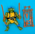 1988 Teenage Mutant Ninja Turtles TMNT Leonardo Soft Head 100% Complete Figure