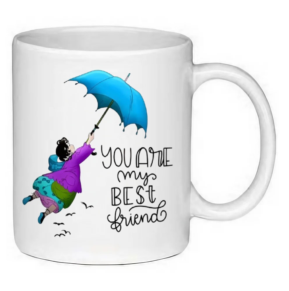 Custom Printed Best Friend Coffee Tea Ceramic Mug - BC39