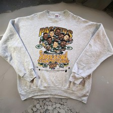 Vintage 1997 Green Bay Packers Super Bowl XXXI Champions Crewneck Sweatshirt L