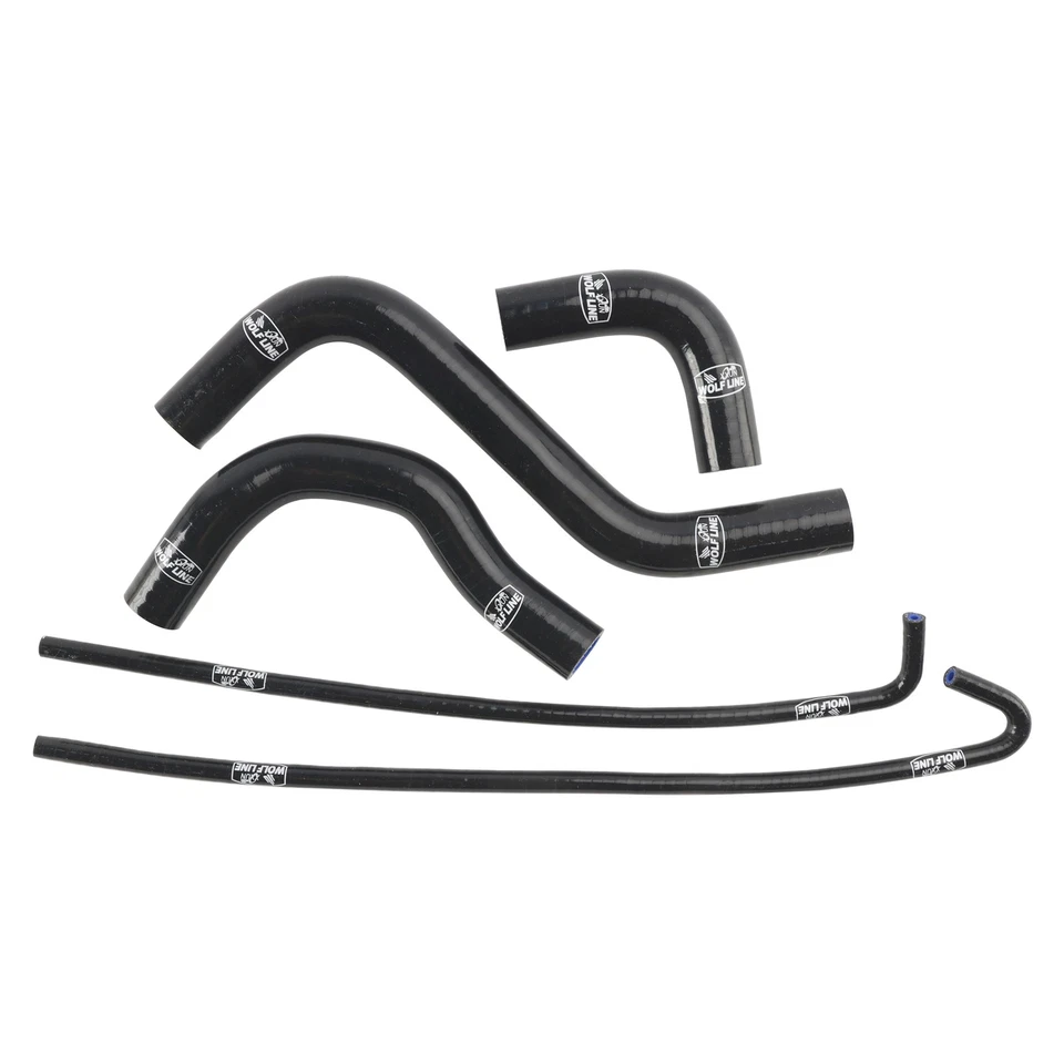 Silicone Radiator coolant Hose kit For Kawasaki Z900 2017-2024 Black UK - Image 2 of 4