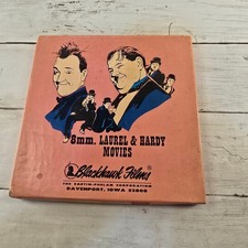 Vintage Laurel  Hardy Busy Bodies Super 8mm Film Blackhawk Films Movie Reel