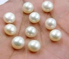 White Pearl Australian Natural 10 Pieces 8 mm Round Cut Lot EGL Loose Gemstone