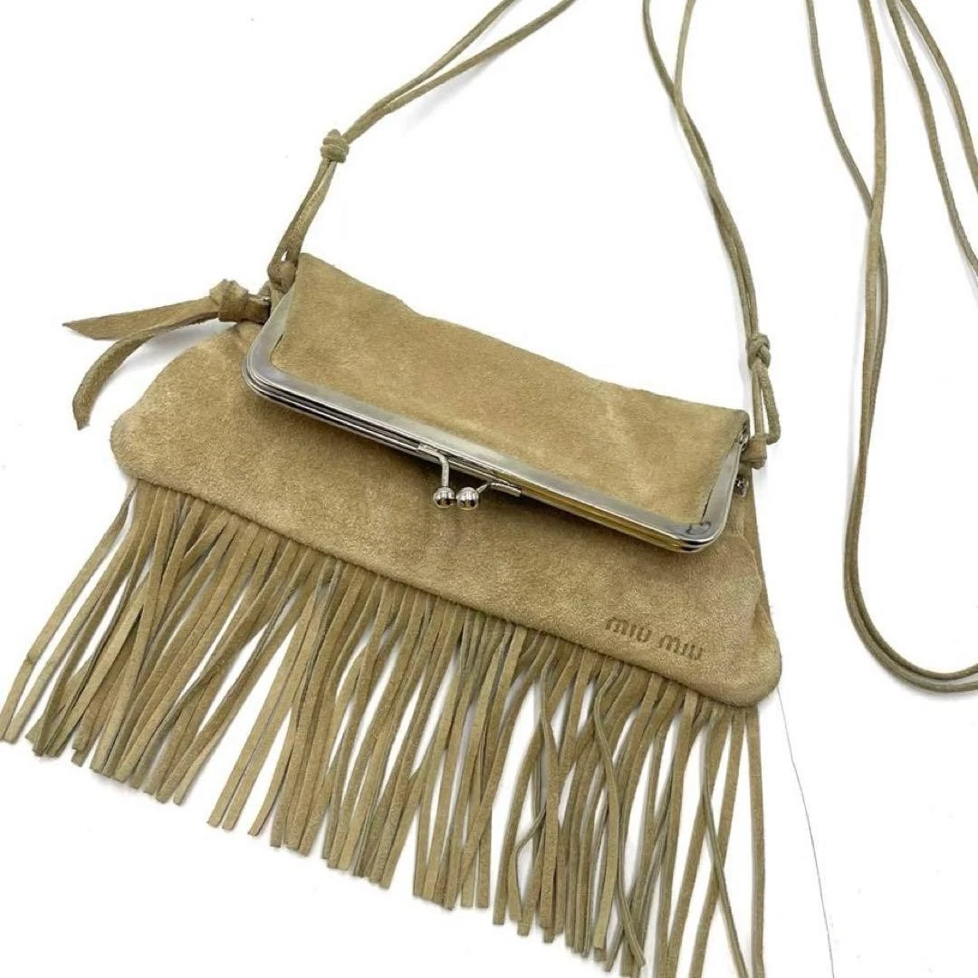 Miu Miu Suede Shoulder Bags for Women for sale | eBay
