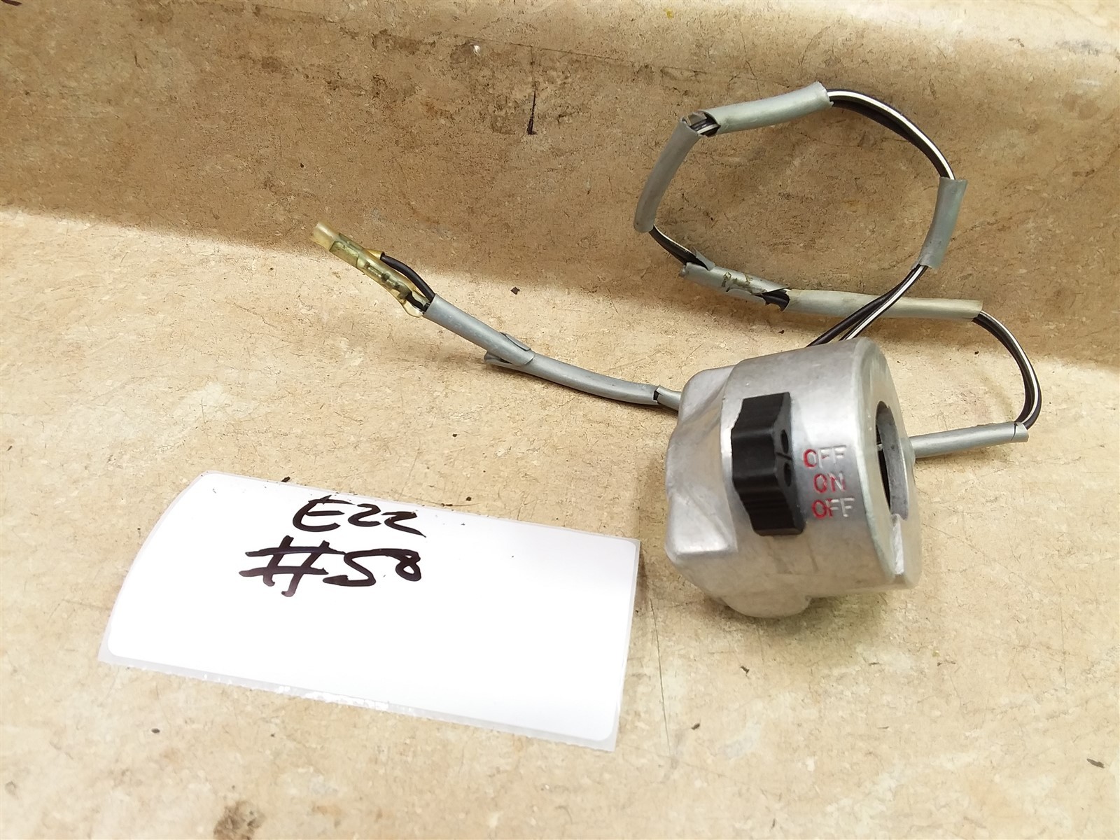 Honda Benley Dream ON OFF Control Switch CA77 CB92 CA95 CS77 CB450 #50 ARP E22