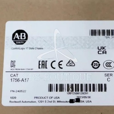 A-B 1756-A17 SER C ControlLogix 17 Slots Chassis Module US Free Tax