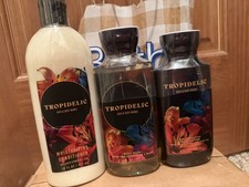 Bath  Body Works TROPIDELIC Conditioner Body Wash Shower Gel Body Lotion