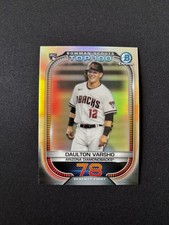 2021 Bowman Chrome - Daulton Varsho Top 100 Refractor Rookie Card RC #BTP78