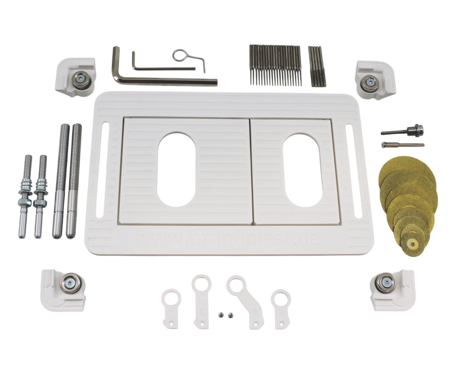 BRUNOPLAST Piastra di azionamento piastrellabile nascosta Geberit Sigma/Delta, TECE