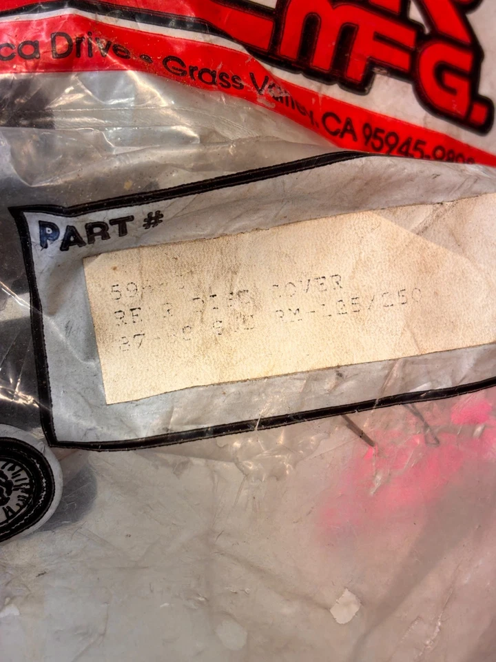 Maier Plastics Fork Disc Cover für Suzuki RM 125/250 87-89 hinten pink - Bild 2 von 2