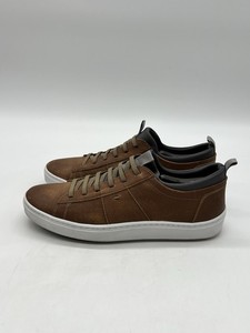Martin Dingman David Men\'s Sneakers Size 12 M Brown Cognac Leather Slip On Shoes martin dingman mens shoes products for sale | eBay main image 3