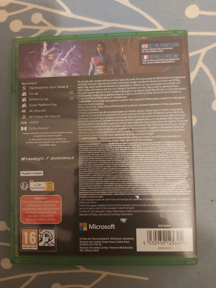 Split Fiction Xbox Series X Game, photo 2 of 2