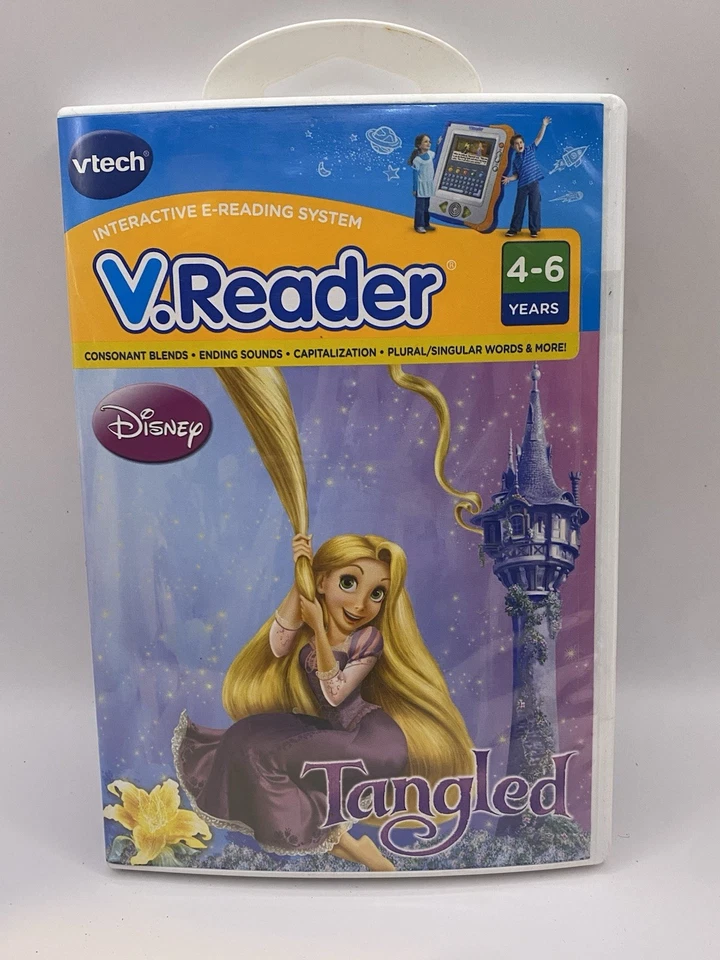 VTech V Reader Software-Nickelodeon's SpongeBob SquarePants & Tangled New Sealed - Image 3 of 4