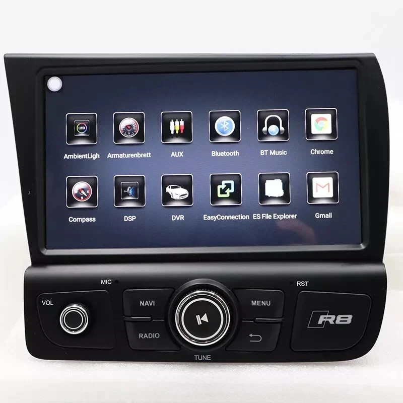 8" Android Touch screen Car Radio GPS Navigation CarPlay For Audi R8 2007–2015