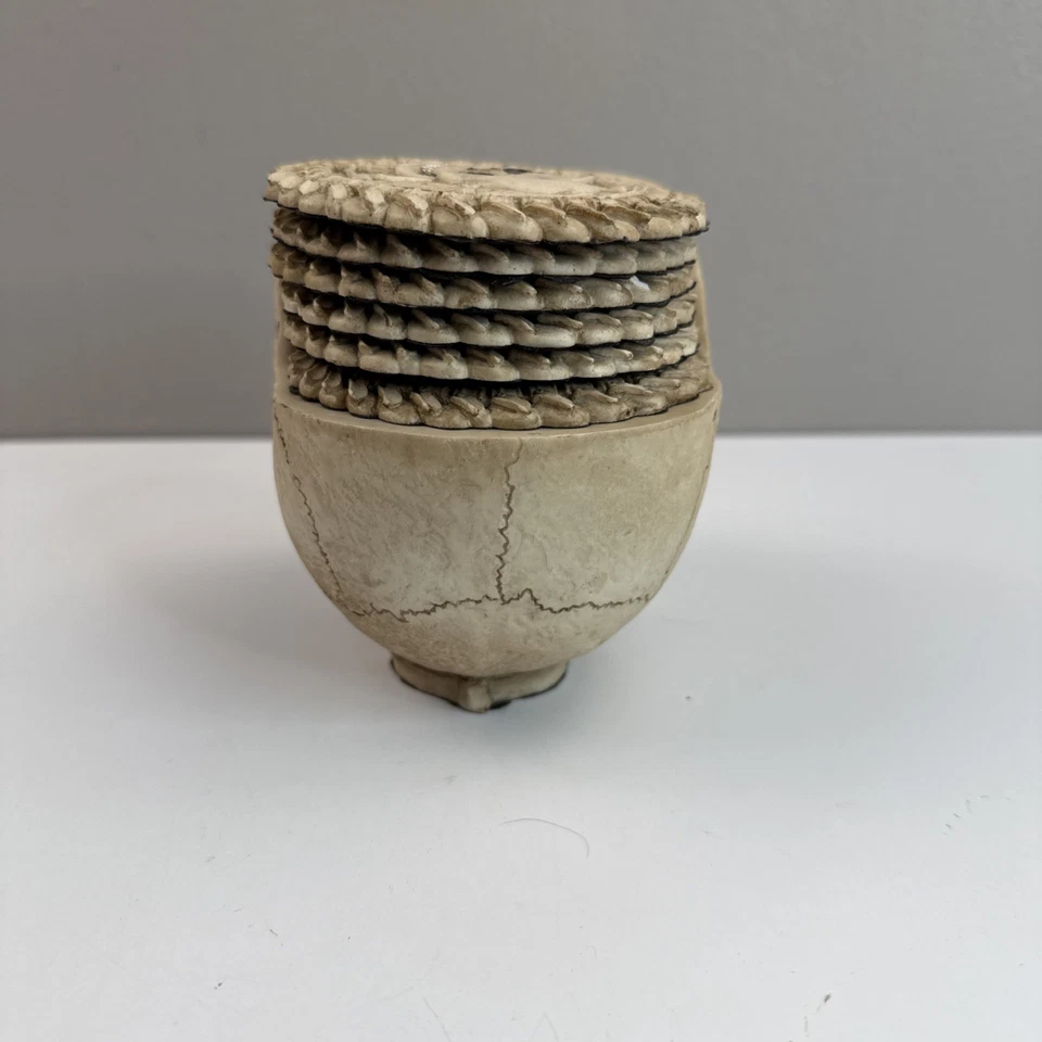 Juego de 6 posavasos de resina coleccionables Summit pintados a mano Foto 4 de 4