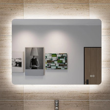 3 Color LED Lighted Bathroom Mirror Smart Memory Function Anti-Fog Vanity Mirror