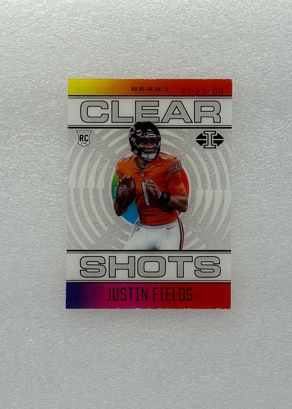 2021 Panini Illusions #CS-19 Justin Fields Clear Shots
