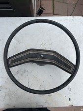 1975-1978 Ford Mustang Ii 2 Cobra Leather Wrapped Woodgrain Steering Wheel 1975-1978 Ford Mustang Ii 2 Cobra Leather Wrapped Woodgrain Steering Wheel