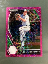Logan Henderson 2021 Panini Draft Picks Baseball #PDP116 Card Pink Velocity