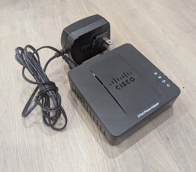 CISCO SPA112 2 Port Phone Adapter w/ power cord