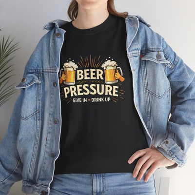 #ad #ad Beer Pressure Funny T Shirt Mens Womens Drinking Humor Pub Gift Beer Lover Tee $21.98