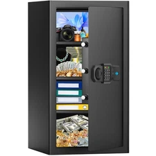 6.2 Cuft Large Fireproof Safe Box, Home Safes Water and Fireproof, Digital Fi...