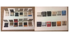 COLLECTION : LOT 12 POCHETTES ALLUMETTES NEUVES USA NON UTILISEES RESTAURANT