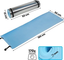 Extra Thick 7mm Camping Mat - Durable Insulated Exercise Mat for Outdoor Use