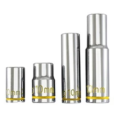 4- Piece UV Glowing 10mm Sockets 1/4" & 3/8" Drive 410 ASTRO PNEUMATIC Sockets,