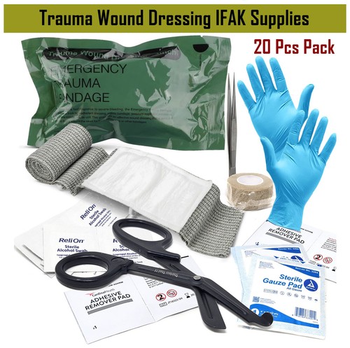 Emergency Preparedness: 20-Pack Israeli Trauma Bandage Dressing - First Aid - Picture 2 of 3