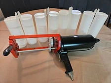 COX Pneumatic Epoxy Sealant Adhesive Applicator 10 Bar 145 PSI 1:1 W/4Sets Tubes