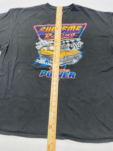 Camiseta Dom Supreme Racing Pure Power Hombres Coches Negra Talla 3XL Hot Rod - Imagen 4 de 6