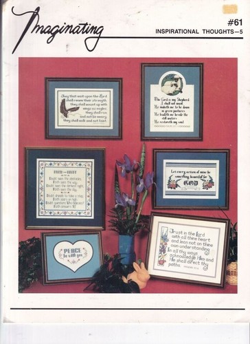 Imaginating Inspirational Thoughts 5 #61 Cross Stitch Corinthians Psalms - Picture 1 of 2