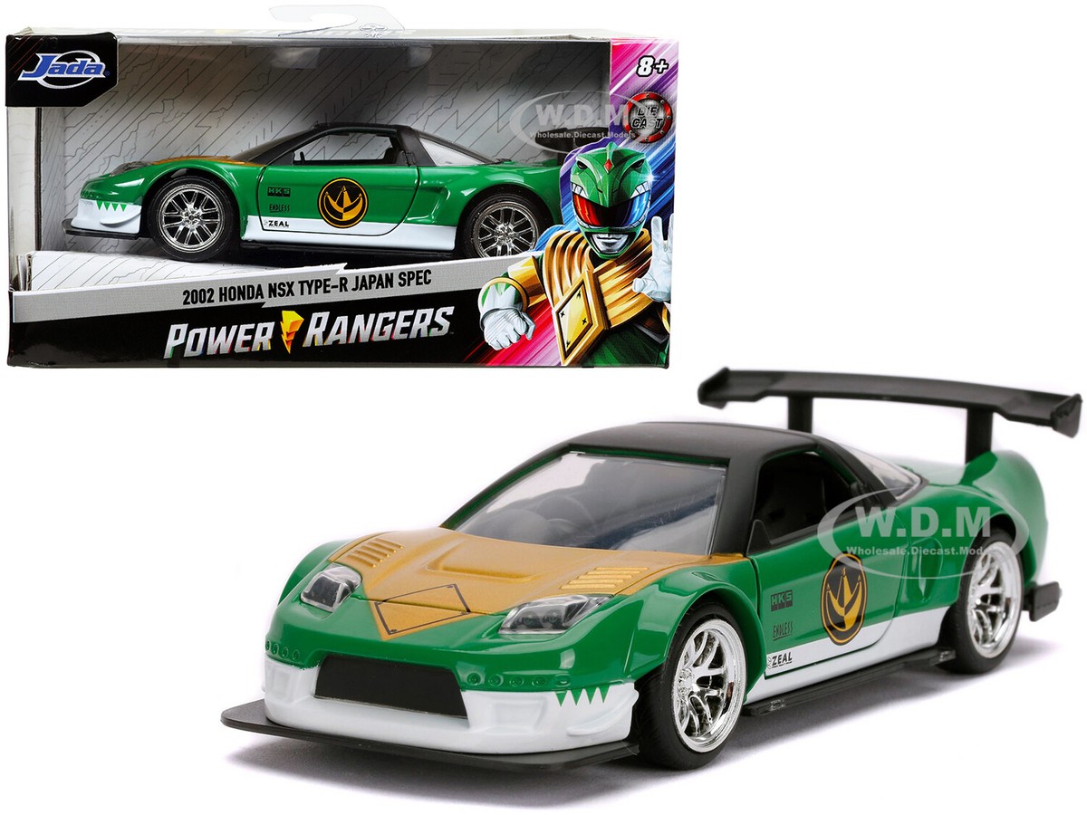 2002 HONDA NSX TYPE-R JAPAN SPEC GREEN RANGER POWER RANGERS 1/32