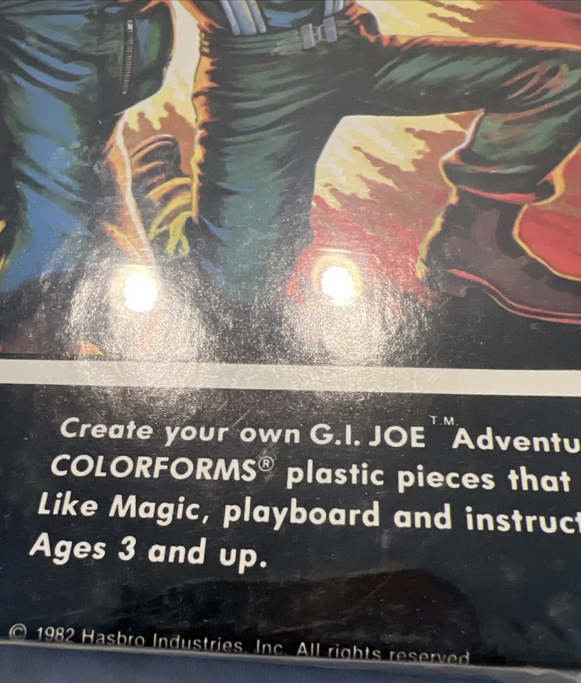 GI Joe A Real American Hero Colorforms Play Set 1982 Hasbro #659 USA New Sealed - Image 2 of 3