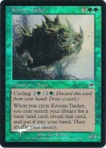 Krosan Tusker - Foil LP/NM MTG Onslaught L4