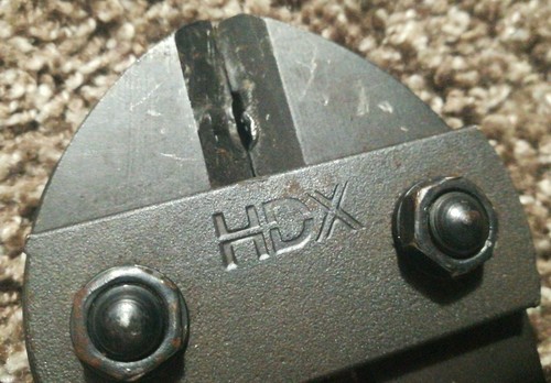 HDX 24" Schwerlast Bolzenschneider orange 600mm Modell #9003H / Kappe 10mm / gebrauchter Fräser - Bild 11 von 12