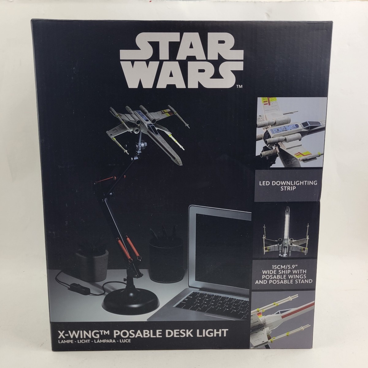 Star Wars X Wing Poseable Desk Light. New In Box | eBay Star Wars X Wing Poseable Desk Light. New In Box | eBay