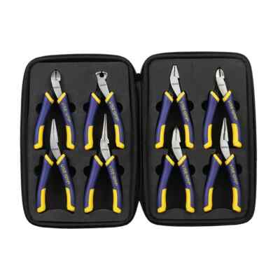 IRWIN Tools VISE GRIP 2078714 8 Piece Mini Pliers Set With Case